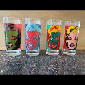 Marilyn Monroe water glasses